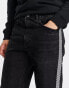 Фото #3 товара Bershka 90's baggy jeans with rips in black