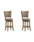 Maria 24" Bar Stools, Set of 2