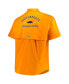 ფოტო #3 პროდუქტის Men's Tennessee Orange Tennessee Volunteers Big and Tall Bonehead Logo Button-Up Shirt
