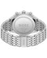 ფოტო #3 პროდუქტის Men's Gregor Quartz Fashion Chronograph Stainless Steel Watch 45mm