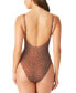 Sanctuary Nocturnal Spots Scoop Neck One-Piece Swimsuit Lion SM