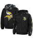 Men's Black Minnesota Vikings Thursday Night Gridiron Full-Zip Hoodie Jacket