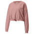 Puma French Terry Crew Neck Sweatshirt Womens Pink 52261024