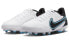 Белые футбольные бутсы Nike Tiempo Legend 9 Club MG для мужчин 40.5 - фото #4