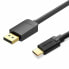 Фото #1 товара Адаптер USB-C—DisplayPort Vention CGYBH Чёрный 2 m