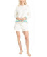 ფოტო #10 პროდუქტის Women's Sunset Chaser Hoodie Short Set