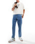 Levi's XX authentic straight denim pleated chinos in mid blue