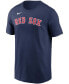 Футболка мужская Nike с именем и номером Enrique Hernandez Boston Red Sox в цвете Navy Синий, XL - фото #3