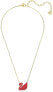 Фото #2 товара Swarovski Damen Halskette Iconic Swan rot, Kette gelbgold 5604191
