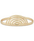ფოტო #2 პროდუქტის Gold-Tone Openwork Half Circle Cuff Bracelet