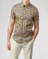 Фото #4 товара Рубашка мужская Ben Sherman с коротким рукавом и геометрическим принтом Bauhaus
