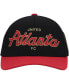 Men's Black Atlanta United FC Team Script 2.0 Stretch Snapback Hat