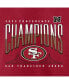 Фото #4 товара Men's Scarlet San Francisco 49ers 2023 NFC Champions Not Done Yet Big and Tall T-shirt