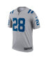 Фото #3 товара Men's Jonathan Taylor Gray Indianapolis Colts Inverted Legend Jersey