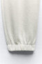 Фото #8 товара Брюки-джоггеры ZARA Soft Touch с широкими штанинами