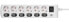Brennenstuhl 1153110126 - 2 m - 6 AC outlet(s) - Indoor - Managed - IP20 - White