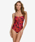 Women's Shirred One-Piece Swimsuit