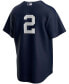 Фото #2 товара Men's Derek Jeter Navy New York Yankees Alternate Replica Player Jersey