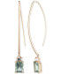 ფოტო #1 პროდუქტის Gold-Tone Stone Threader Earrings