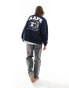 Aape By A Bathing Ape college sweatshirt in navy