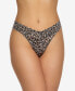 ფოტო #1 პროდუქტის Original-Rise Printed Lace Thong