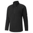 Фото #1 товара Puma Evostripe Long Sleeve Half Zip Pullover Mens Black Casual Outerwear 589419-