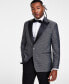 Фото #1 товара Men's Classic Fit Contrast-Trim Dinner Jacket