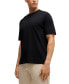 ფოტო #1 პროდუქტის Men's Logo Collar Relaxed-Fit T-Shirt