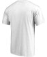 Men's White Brooklyn Nets Primary Team Logo T-shirt