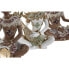 Decorative Figure DKD Home Decor White Brown Buddha Oriental 18 x 12 x 27,5 cm (4 Pieces)