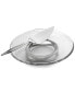 2-Pc. Braid Glass Cake Plate & Server Set