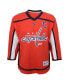 ფოტო #3 პროდუქტის Infant Boys and Girls Alexander Ovechkin Red Washington Capitals Replica Player Jersey