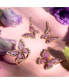 Фото #4 товара Grape Amethyst (2-5/8 ct. t.w.) & Diamond (1/4 ct. t.w.) Butterfly Statement Ring in 14k Rose Gold