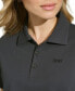 Фото #3 товара Women's Tech Piqué Short-Sleeve Cropped Polo Shirt