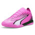 Фото #2 товара Puma Ultra Match Indoor Soccer Mens Pink Sneakers Athletic Shoes 10775801