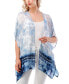 Фото #4 товара Women's Lightweight Ombre Tie Dye Kimono Wrap