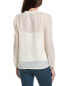 Bobeau Button Up Ruffle Top Women's