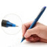 Фото #2 товара Ручка шариковая с жидким чернилом Uni-Ball Grip Micro UB-245 Синий 12 штук