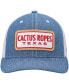 Men's Blue Cactus Ropes Snapback Hat