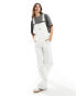 Фото #2 товара Tommy Jeans Daisy baggy dungarees in white wash