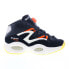 Фото #2 товара Reebok Question Pump Mens Black Leather Lace Up Athletic Basketball Shoes