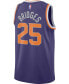 Фото #4 товара Men's Mikal Bridges Purple Phoenix Suns 2020/21 Swingman Player Jersey - Icon Edition