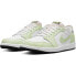 Кроссовки Nike Air Jordan 1 Retro Low White Ghost Green Black (Зеленый)