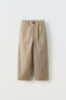 True neutrals carrot fit trousers with darts