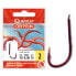 QUANTUM FISHING Crypton Red Worm 0.300 mm Tied Hook