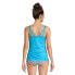 Фото #2 товара Women's D-Cup Adjustable V-neck Underwire Tankini Swimsuit Top Adjustable Straps