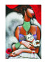 Фото #1 товара Puzzle Dame mit Katze 1000 Teile