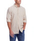 Фото #1 товара Men's Long Sleeve Solid Cotton Twill Shirt