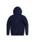 ფოტო #2 პროდუქტის Boys Organic Long Sleeve Hooded Half Zip Sweater, Infant