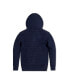 ფოტო #3 პროდუქტის Boys Organic Long Sleeve Hooded Half Zip Sweater, Infant